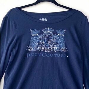 Juicy Couture Long Sleeve Tee sz L Rare!